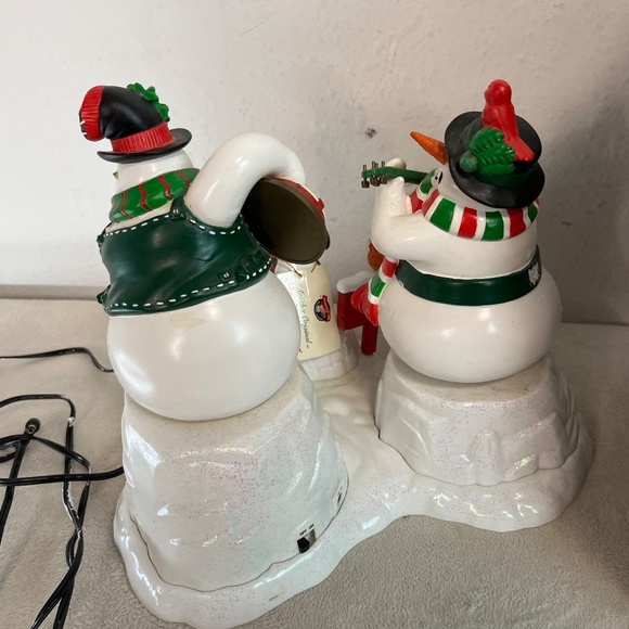 Mr. Christmas Dueling Banjo Snowmen Plays 20 Christmas Carols Working - Picture 9 of 14